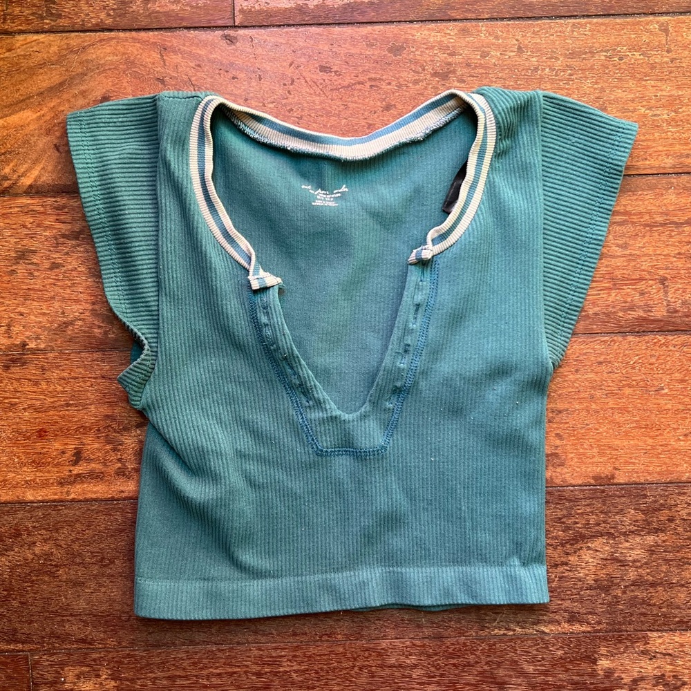 Out From Under Teal Top